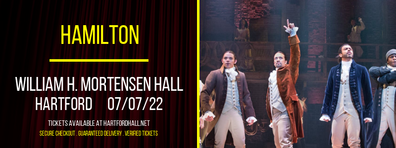 Hamilton at William H. Mortensen Hall tickets Hamilton at William H. Mortensen Hall