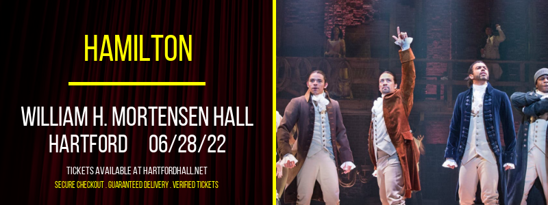 Hamilton at William H. Mortensen Hall tickets Hamilton at William H. Mortensen Hall