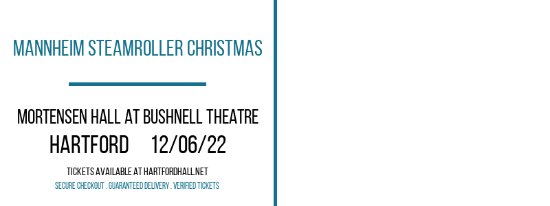 Mannheim Steamroller Christmas at William H. Mortensen Hall tickets Mannheim Steamroller Christmas at William H. Mortensen Hall