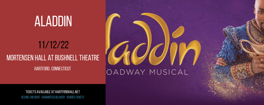 Aladdin at William H. Mortensen Hall tickets Aladdin at William H. Mortensen Hall