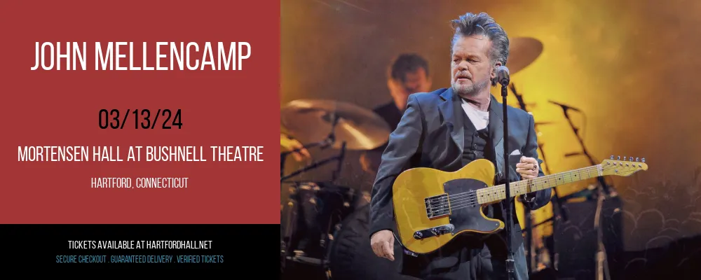 John Mellencamp at Mortensen Hall at Bushnell Theatre